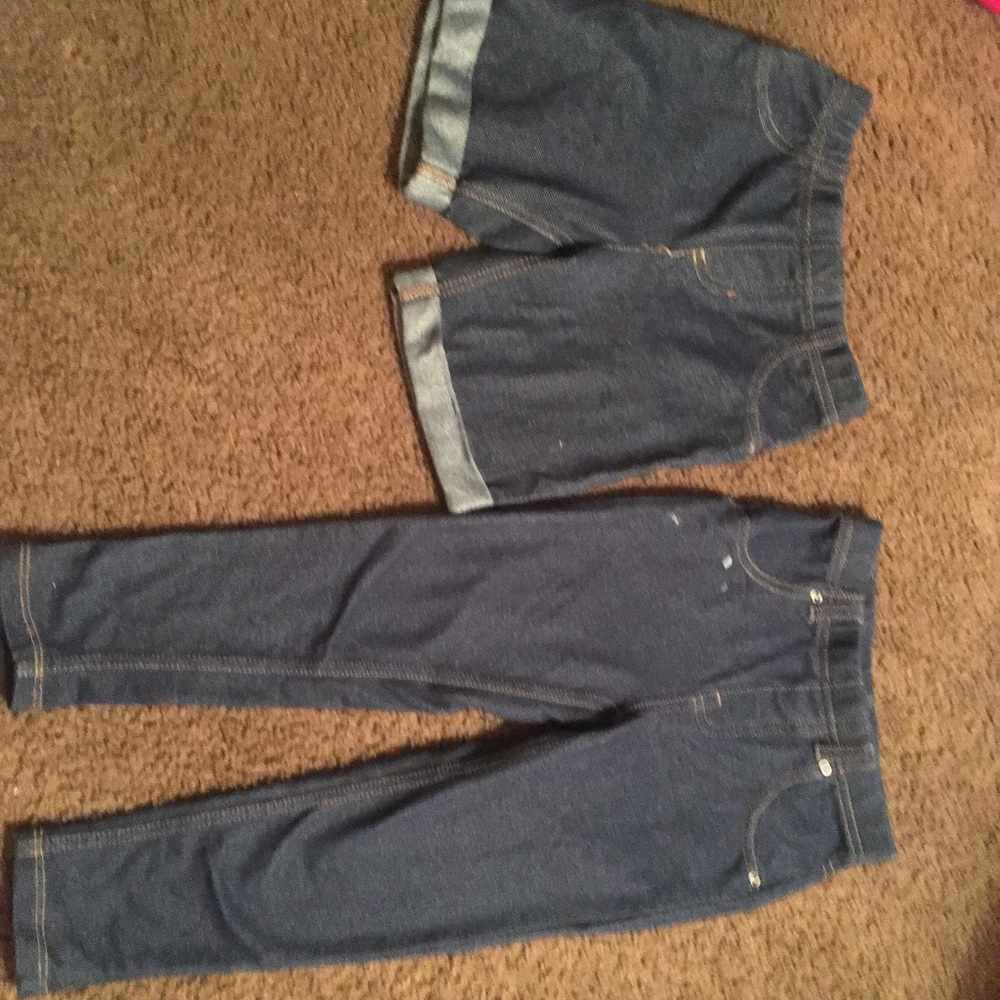 4T jeggings and jean shorts